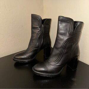 SOLD Aquatalia Black Heeled Boots